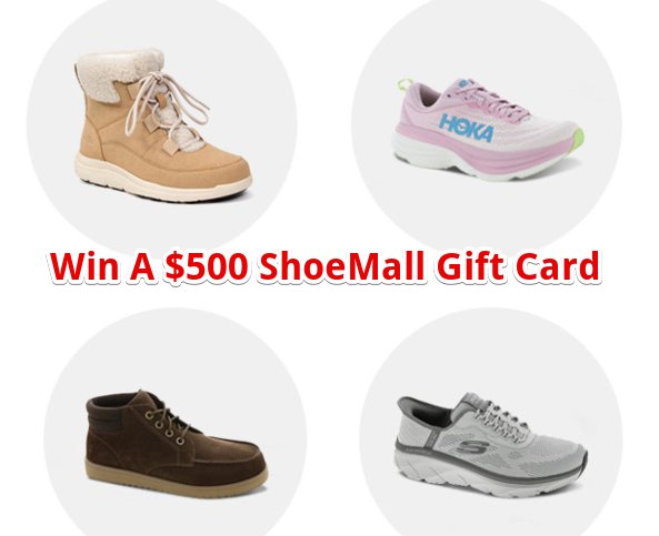 ShoeMall Perfect Holiday Giveaway - Win A $500 Gift Card For Shoes