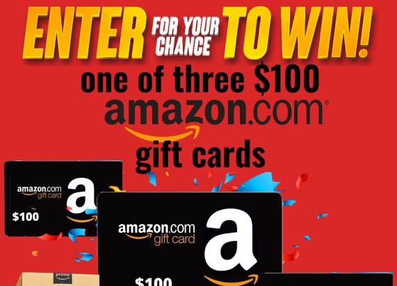 Showtimes.com Amazon $100 Gift Card Sweepstakes - Win A $100 Amazon Gift Card {3 Winners}