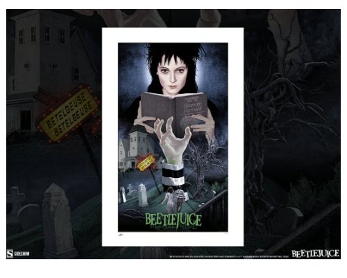 Sideshow Spooktacular Giveaway - Win A Beetlejuice Beetlejuice Art Print