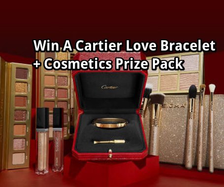 Sigma Beauty Cartier Love Bracelet & Ambiance Collection Giveaway – Win A Cartier Love Bracelet + Cosmetics Prize Pack