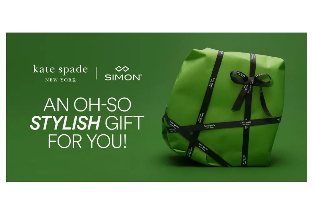 Simon X Kate Spade New York Sweepstakes - Win A $500 Kate Spade New York Gift Card (5 Winners)