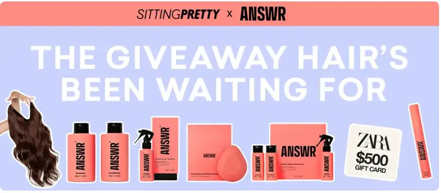 Sitting Pretty X ANSWR Giveaway - Win A $1,400 Prize APck