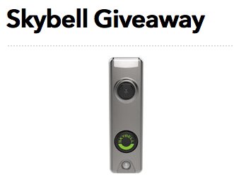 Skybell Giveaway