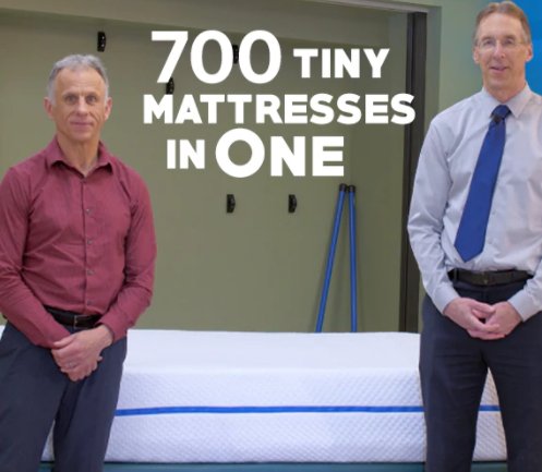 SleepOvation Mattress Giveaway - Win A 700-Tiny-Mattresses-In-One Mattress