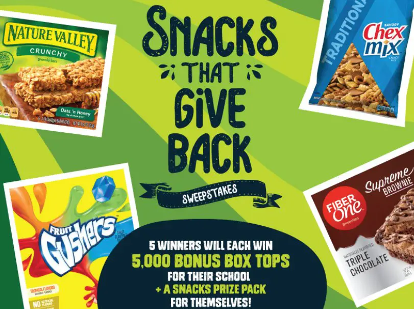 Snacks That Give Back Sweepstakes