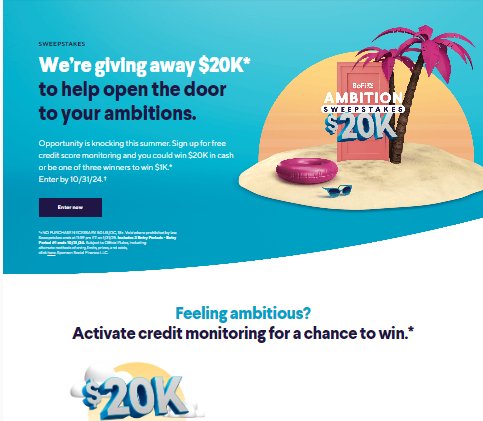 SoFi Ambition Sweepstakes – Win $20,000 Or $1,000 Cash (8 Winners)