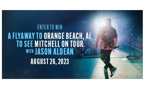 Sony Mitchell Tenpenny & Jason Aldean Highway Desperado Flyaway Sweepstakes - Win A Trip For 2 To See Mitchell Tenpenny And Jason Aldean Live In Concert