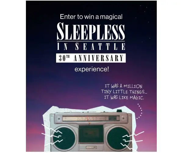 Space Needle Sleepless In Seattle Sweepstakes - Win A Trip For Two To Seattle & New York