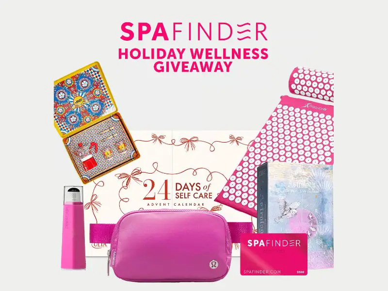 Spafinder Holiday Wellness Giveaway - Win Beauty Care Products & More