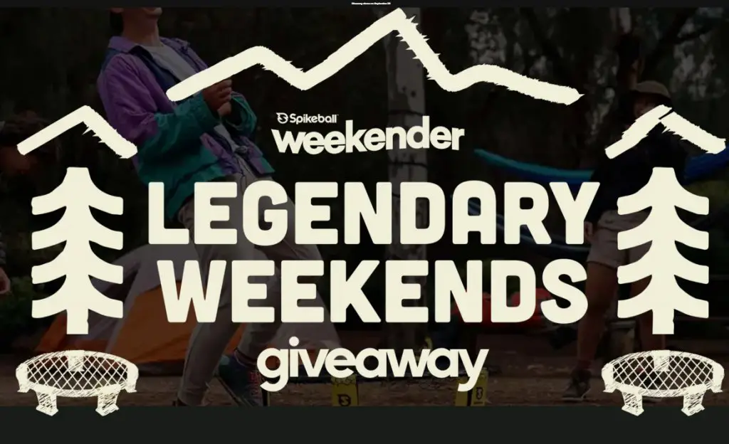 Spikeball Legendary Weekends Starter Pack Sweepstakes - Win A $1,300 Outdoor Fun Prize Pack