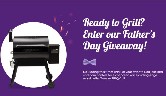 SpinLife Dad Jokes Sweepstakes – Win A Traeger Grill Pro 780 Pellet Grill