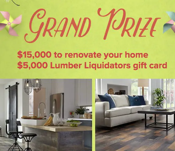 Spring Renovations Sweepstakes