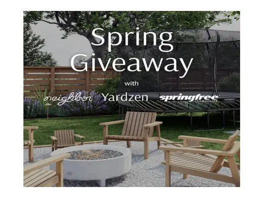 Springfree Tampoline Spring Giveaway With Yardzen – Win A $9,000 Outdoor Makeover Package