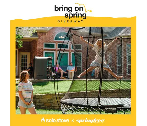 Springfree Trampoline & Solo Stove Bring On Spring Giveaway