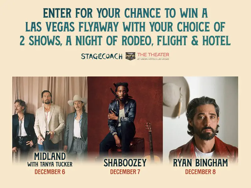 Stagecoach Presents NFR Shows In Las Vegas 2024 Sweepstakes - Win A Fun Vegas Getaway