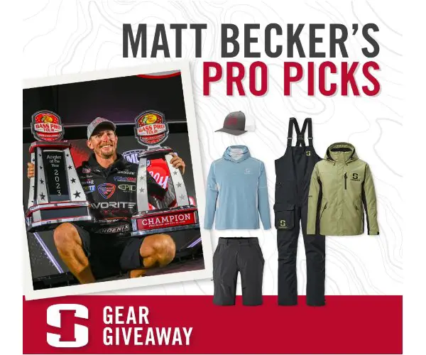 Striker Brands Matt Becker's Pro Picks Gear Giveaway - Win Fishing Gear And More