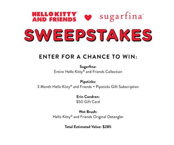 Sugarfina, Inc. Hello Kitty And Friends Sweepstakes - Win Hello Kitty Merch & More