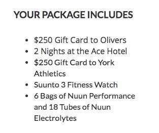 Summer Fitness Sweepstakes