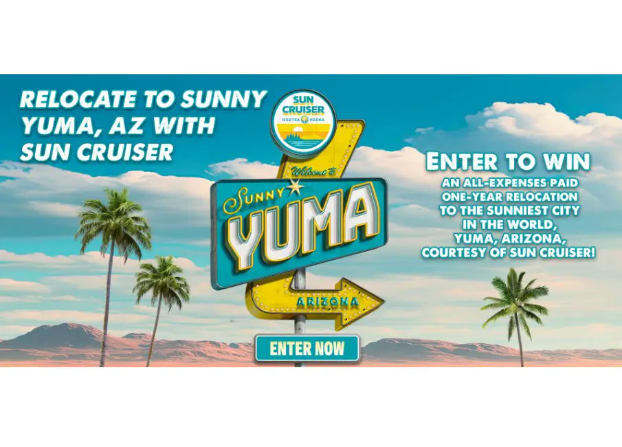 Sun Cruiser Sunny Relocation Contest - Live In Yuma, AZ For One Year