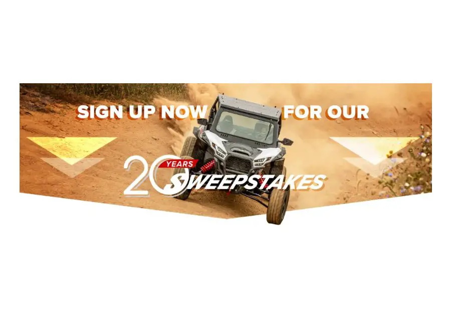 Super ATV 20th Anniversary Sweepstakes - Win A Shopping Spree Worth $4,999.99