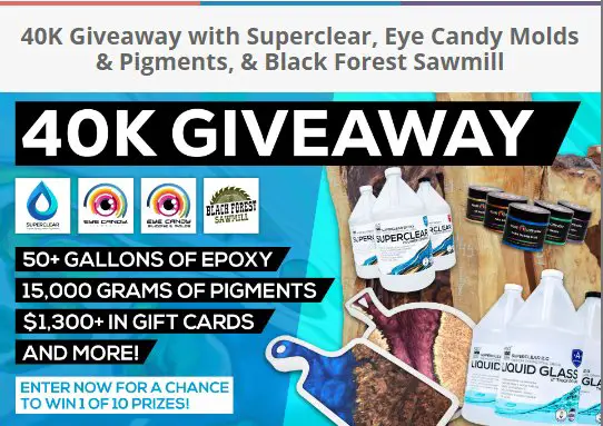 Superclear 40K Giveaway - Win Gallons Of Liquid Glass, Gift Cards, Gallons Of Primer & More (10 Winners)