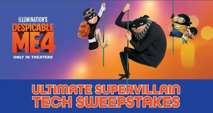 SweetFrog Despicable Me 4 Sweepstakes – Win 1-Year Supply Of SweetFrog Frozen Yogurt & A Supervillain Tech Bundle