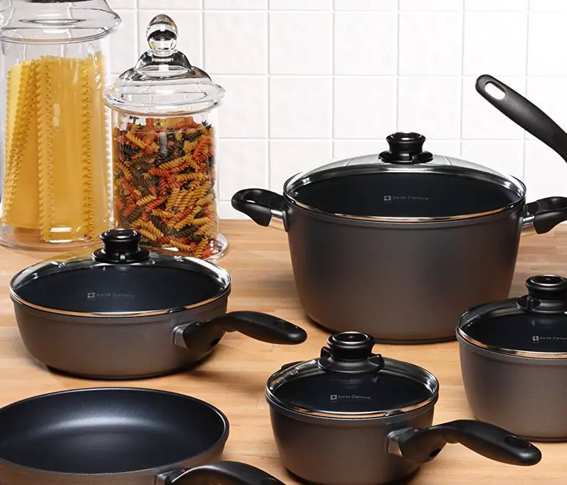 Swiss Diamond Stainless Steel 10 Piece Cookware Set Giveaway