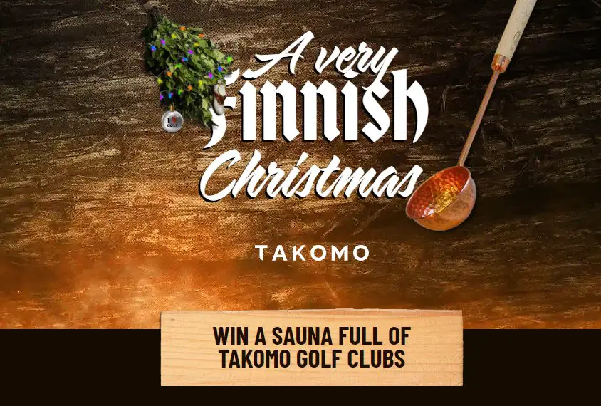 Takomo A Very Finnish Christmas Giveaway - Win $5,000 indoor sauna & a set of golf clubs