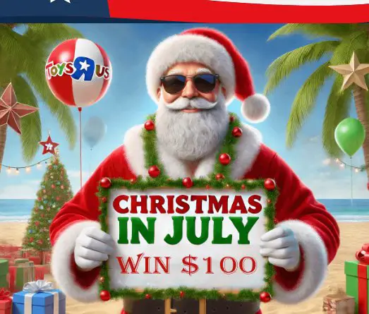 Talk to Santa Christmas in July Giveaway - Win A $100 Toys R Us Gift Card