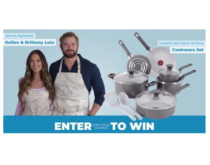 TalkShopLive Stovetop Superstar Sweepstakes - Win A Cookware Set & 2 Signed Aprons