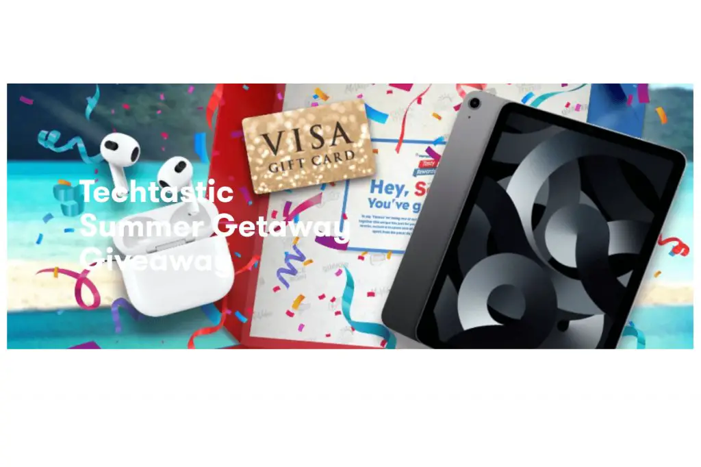 Tasty Rewards Techtastic Summer Giveaway - Win An Apple iPad & More (3 Winners)