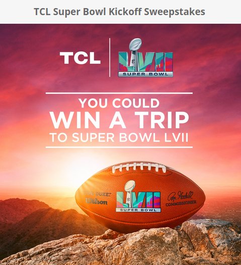 Verizon Super Bowl Sweepstakes: Win Super Bowl Tickets for Three Years (20  Winners)