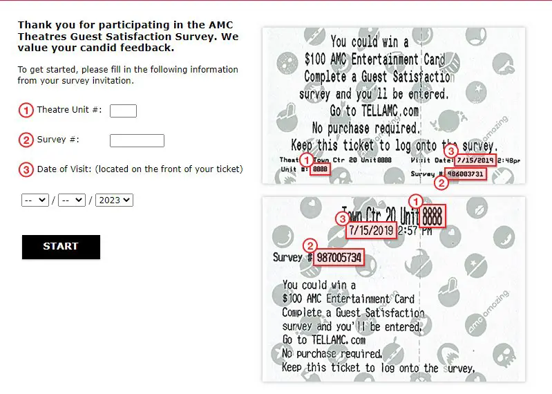 Tell AMC Guest Satisfaction Survey Giveaway - $100 Gift Card (12 Winners)