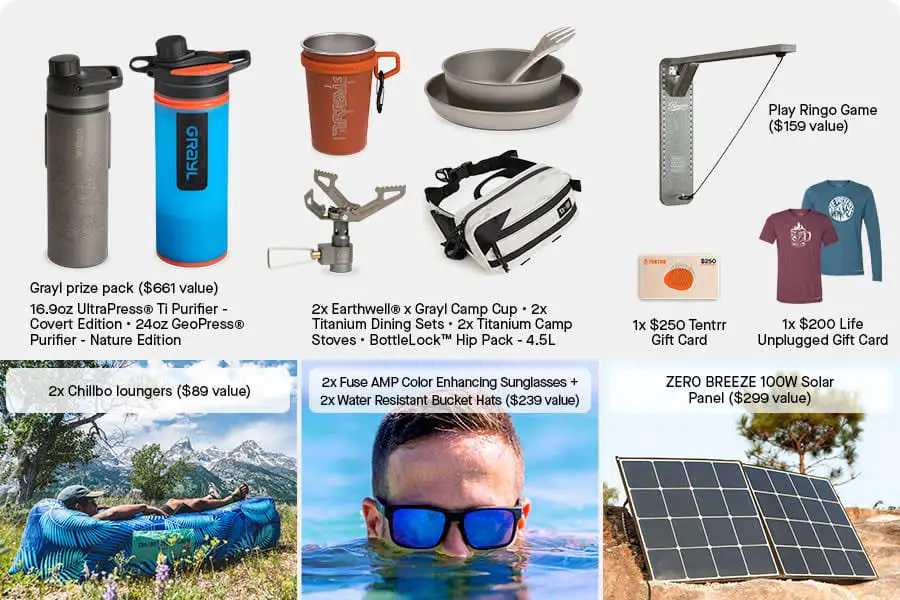 Tentrr September Giveaway  - Win A $1,900 Camping Gear Package