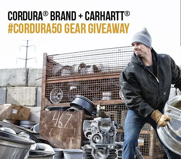 The Cordura Fabric #CORDURA50 Gear Giveaway