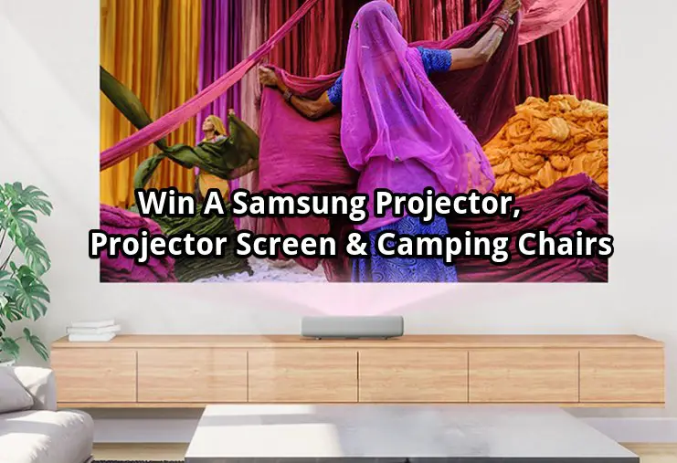 The Day Brightener Sweepstakes – Win A Samsung Projector, Projection Screen & More