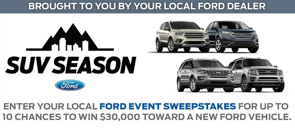 The Ford Event Sweepstakes