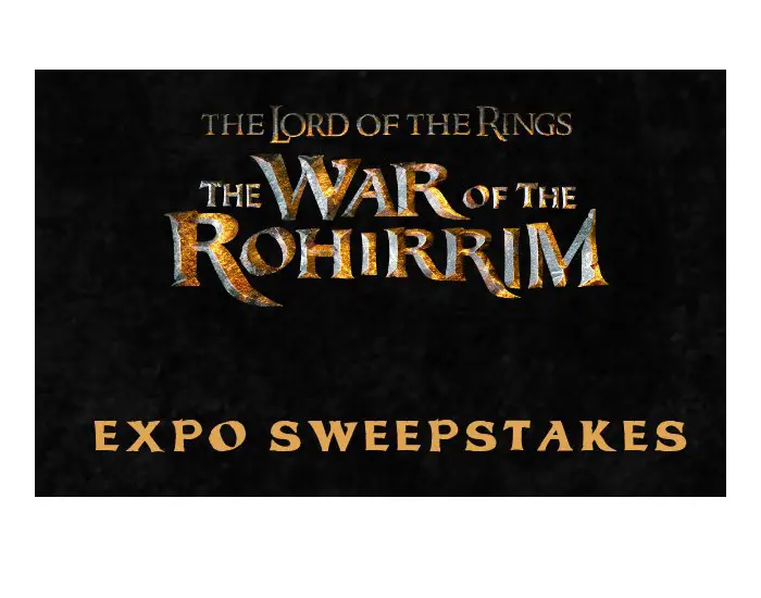 The Lord Of The Rings: The War Of Rorrhim Expo Sweepstakes - Win Collectible Figurines & More