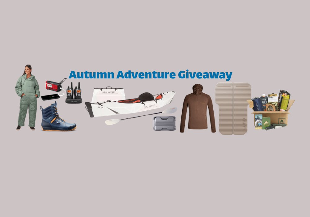 The Nomadik Autumn Adventure Giveaway - Win Kayaking Gear, Gift Cards & More