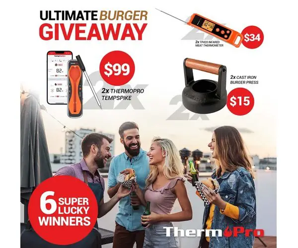 ThermoPro Fall Giveaway - Win a Meat Thermometer or a Burger Press