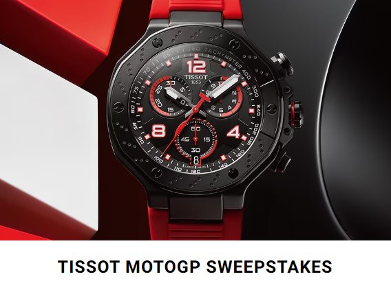 Tissot MotoGP Watch Giveaway - Win A Tissot T-Race MOTOGP Chronograph 2023 Limited Edition Watch