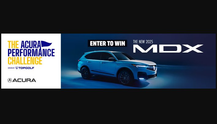 Topgolf Win 2025 Acura MDX Giveaway – Win A Brand New Car