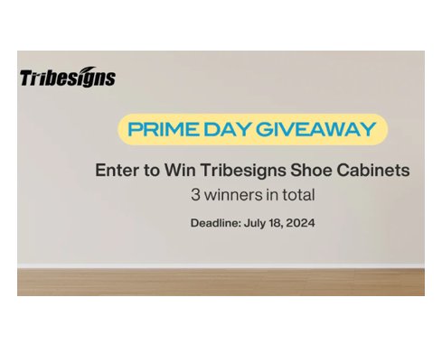 Tribesigns Prime Day Giveaway - Win A Tribesigns Shoe Cabinet {3 Winners}