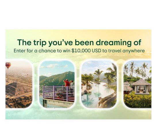 Trip Advisor $10,000 Dream Trip Giveaway - Win $10,000 For Your Dream Vacation