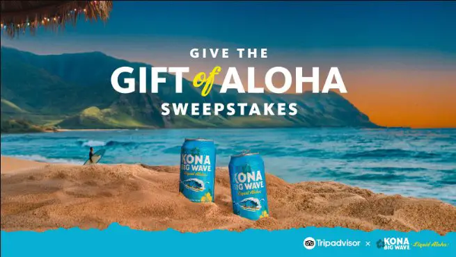 TripAdvisor Give The Gift Of Aloha Sweepstakes - Win A 4 - Night Trip For 2 To The US City Of Your Choice & More