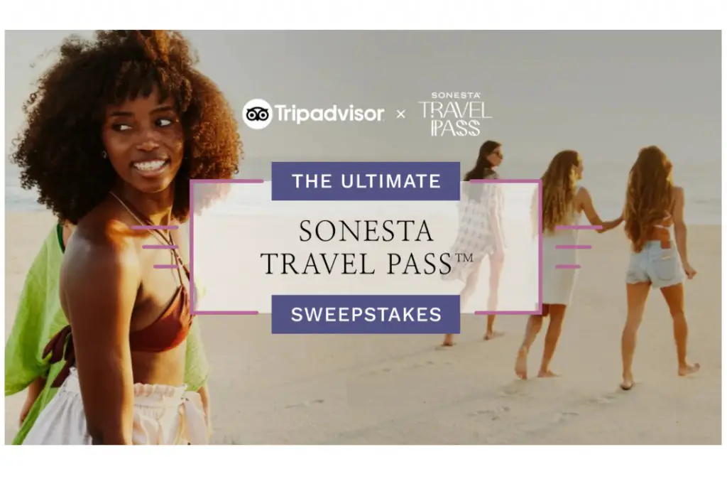 TripAdvisor Sonesta International Hotels Corporation Sweepstakes - Win Up To A Million Reward Points!