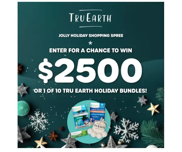 Tru Earth Jolly Holiday Shopping Spree Giveaway - Win $2,500 & More