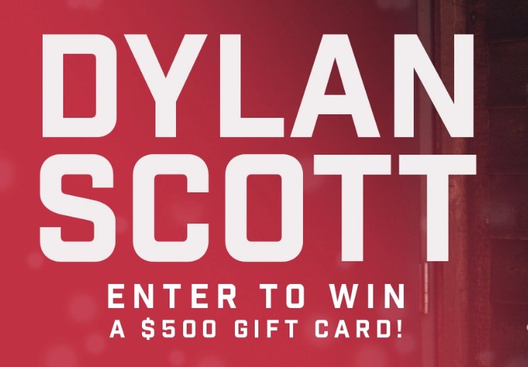 TuneSpeak Dylan Scott $500 VISA Gift Card Giveaway