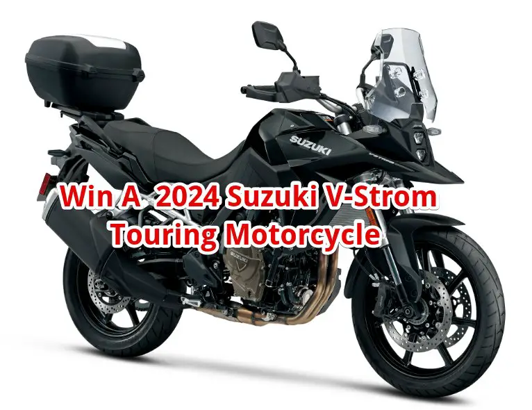 Twisted Tea Suzuki Sweepstakes - Win A  2024 Suzuki V-Strom Touring Motorcycle