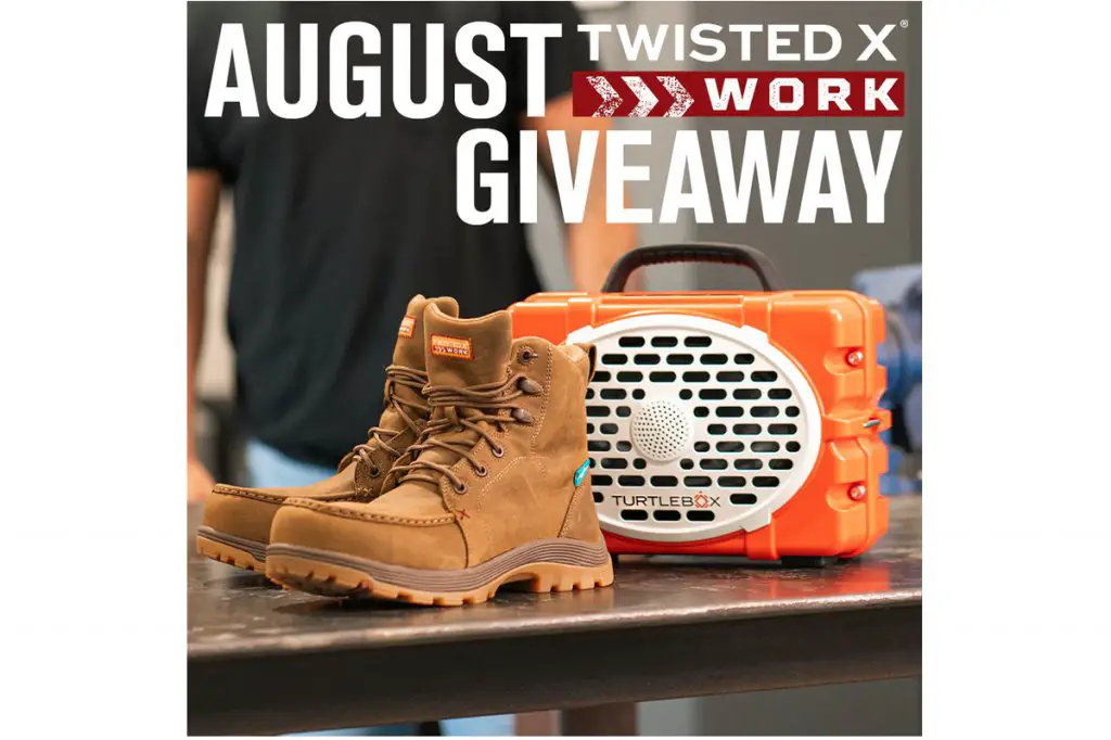 Twisted X Giveaway - Win A Pair Of Work Boots And A Bluetooth Speaker